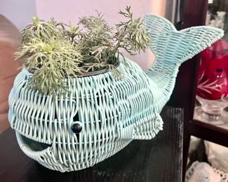 Cute whale planter 