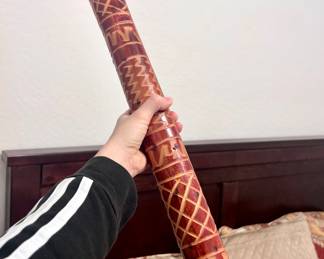 Hand made rain stick (rainy sound)