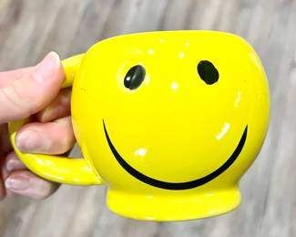 Cute happy mug