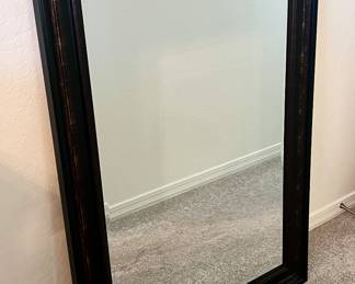 large hanging wall mirror
