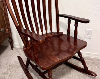 Vintage wooden rocker