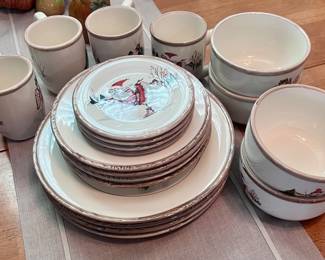 Cute Christmas dish set