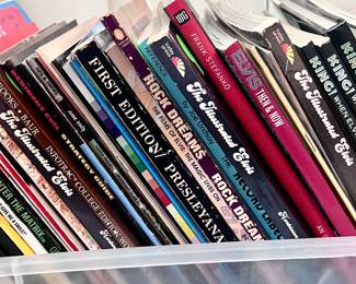 Various Elvis and pop culture books 