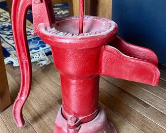 Antique cast iron pump