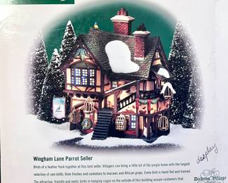 Department 56 Wingham Lane Parrot Seller