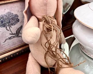 Cute vintage bunny rabbit stuffed animal