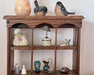 Miniature decor and display shelf 