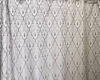 Shower curtain and matching hooks