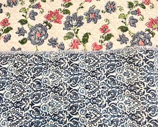 Double sided queen bedding