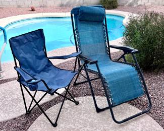 Outdoor foldable chairs