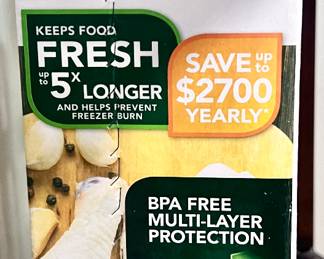 Food saver vacuum seal bags