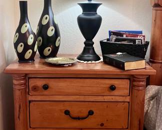 3 drawer wood side table set (1 of 2)