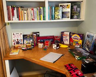 lots of misc books and card games 