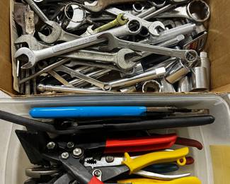 Wrenches, pliers, misc tools