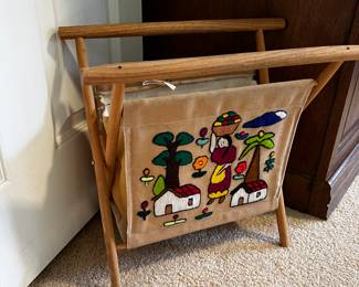 Cross, stitch, magazine holder