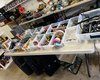 garage full of misc tools 