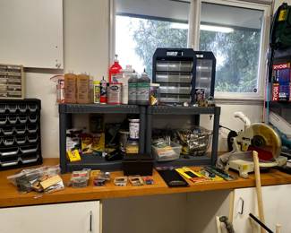 garage full of misc tools 