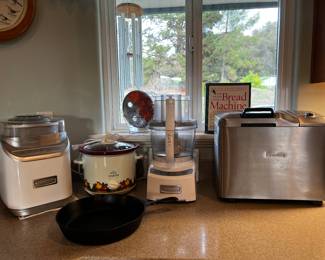 Cuisinart ice cream maker, bread maker 