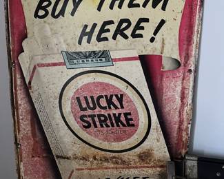 Lucky Strike Tin Sign