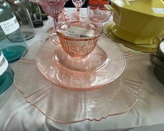 Pink Depression Glass