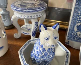 Blue and White Pottery
