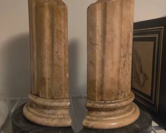Grecian column book ends 