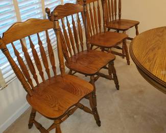 (4) matching chairs