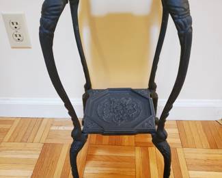 2' tall planter cast iron