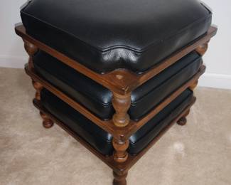 3-piece stackable ottomans