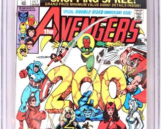 Graded Avengers comic book