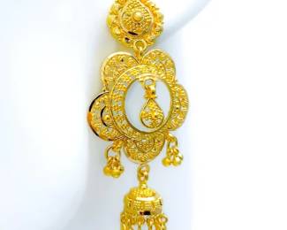 22k gold ladies earrings