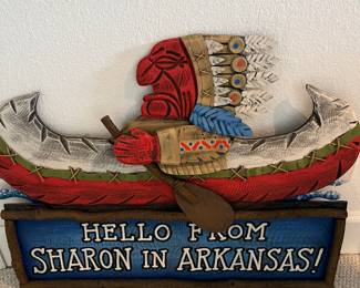Arkansas Canoe 
$40
If your name is not “Sharon” you could paint over.
