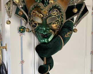 Green Mardi Gras mask
$40