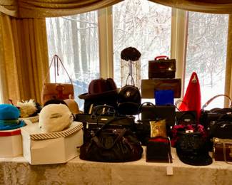 Michael Koors, DKNY,  & Vintage to name a few