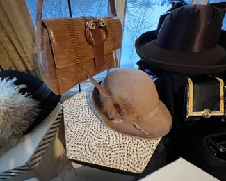 FABULOUS VINTAGE HATS & DESIGNER HANDBAGS