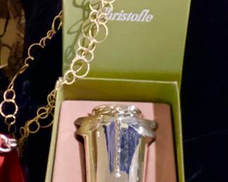 Christofle Gallic dragon fly vase