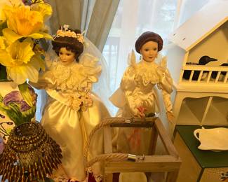 Ashton Drake bridal dolls