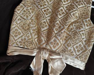 Vintage sleeveless gown 