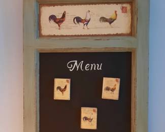 Rooster Theme Mini Chalk Board