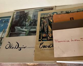 Mid century art print portfolios, priced individually. 