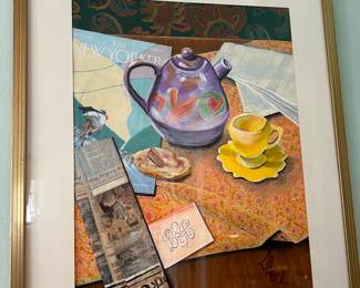 Lael Seagert original mixed media  16" x 21" $250.