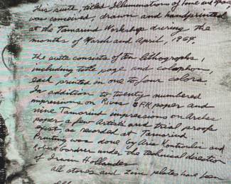 Provenance of John Grillo (Mass., 1917- 2014) , 1967 lithograph 20/20 from the portfolio "Illuminations of Time and Space VII" 