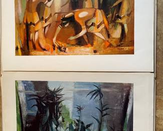 2 from Otis Dozier,  "A Portfolio Of Six Paintings" U.T. Press