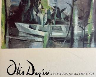 Otis Dozier,  "A Portfolio Of Six Paintings" U.T. Press, $100.