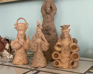 Teodora Blanco signed pottery, priced individually.