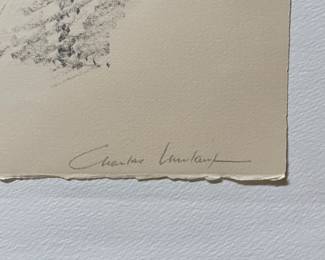 Charles Umlauf, pencil signature (see previous photo for pricing) 