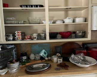 Family is keeping the aqua blue electric mixer