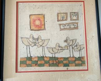 Judy Cappleman, Batik  "The Opening" , 12" x 12"