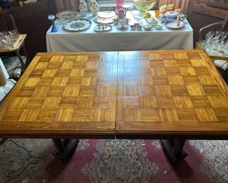 dining table parquet top
