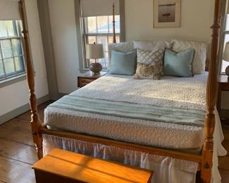 Antique bed Queen (bedding not included)